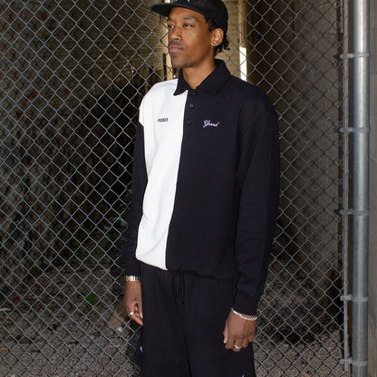 Grand Collared Sweatshirt