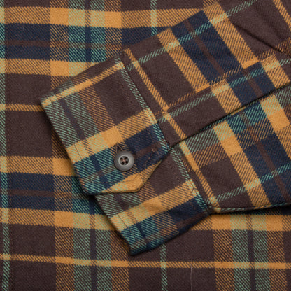 Flannel Quilted Lined Shirt Jacket