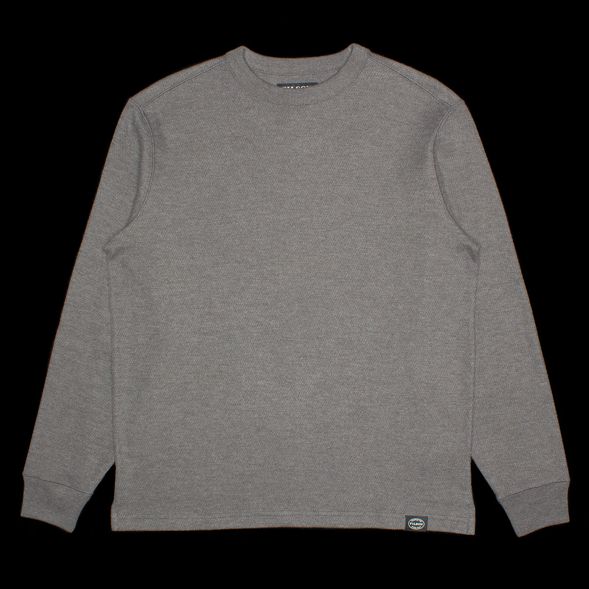 Waffle Knit Thermal Crewneck