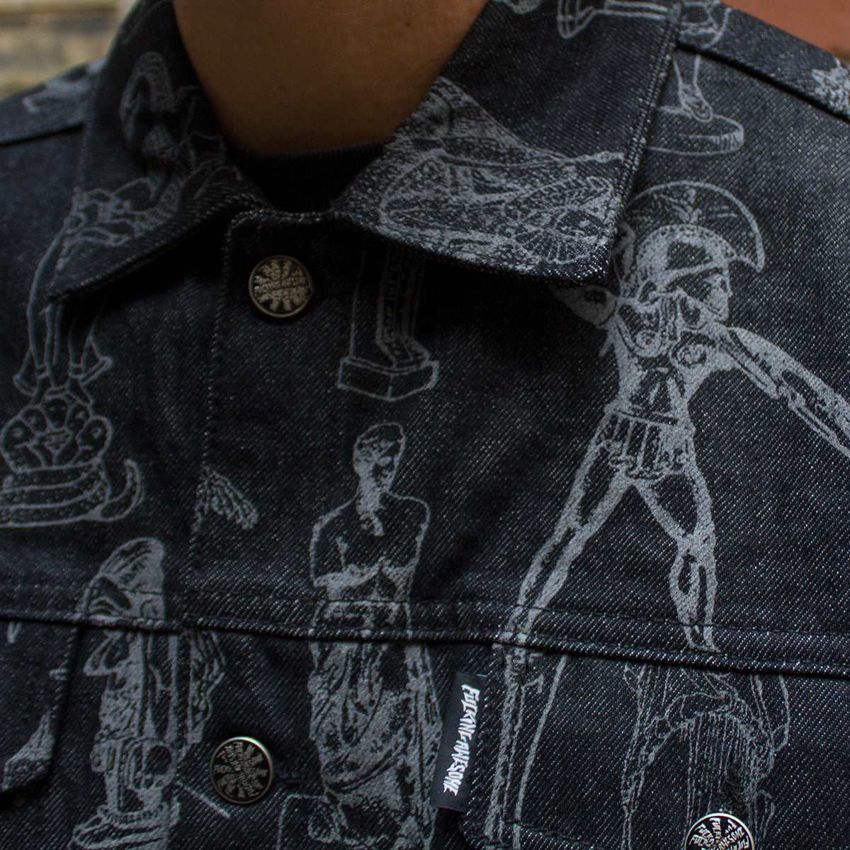 Reflective Denim Jacket