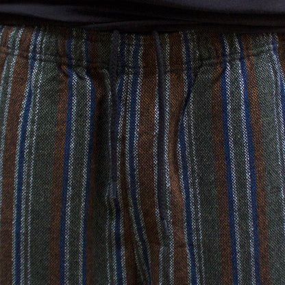 Wool Stripe Relaxed Pant