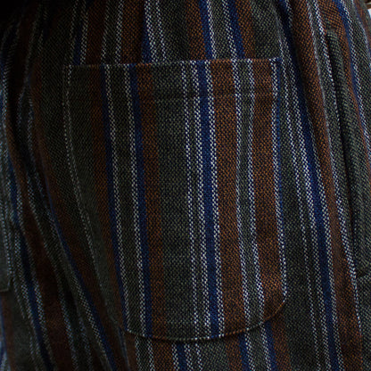 Wool Stripe Relaxed Pant
