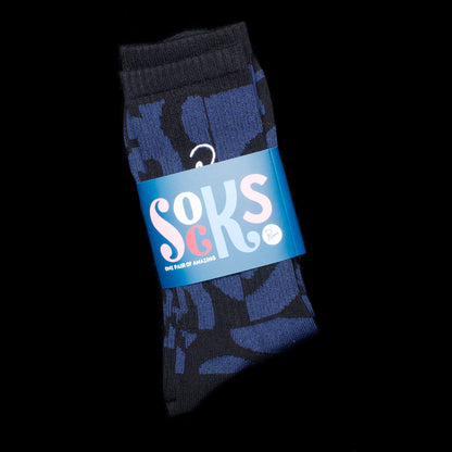 Duo Gem Stone Crew Socks