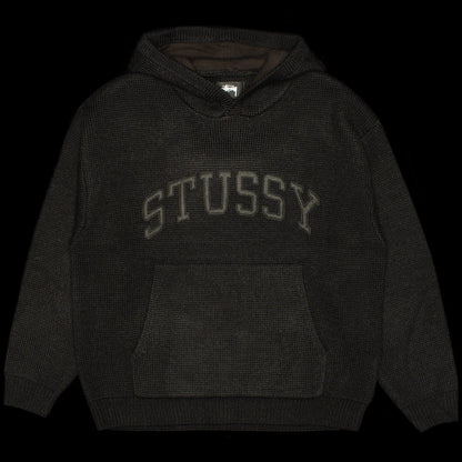 Felt Patch Knit Hoodie