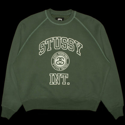 Overlock Varsity Raglan Crew
