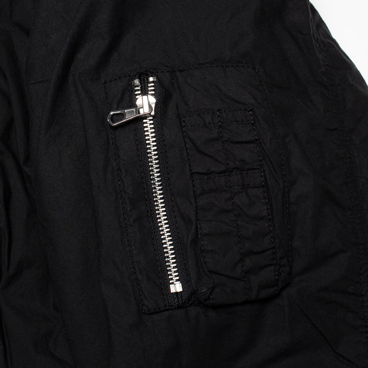 Quilted Waxed Bomber