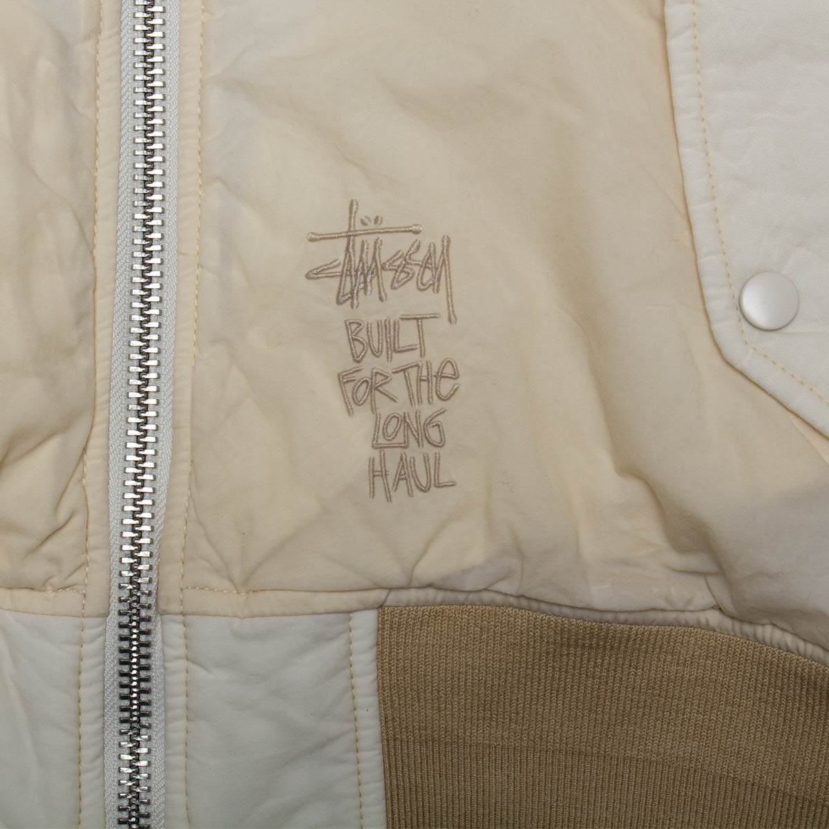 Quilted Waxed Bomber