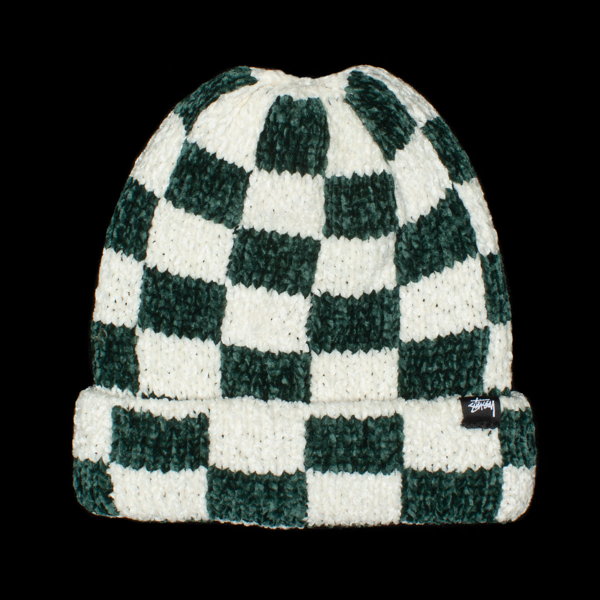 Crochet Checkered Beanie