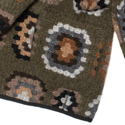 Women's Wool Jacquard Cardigan