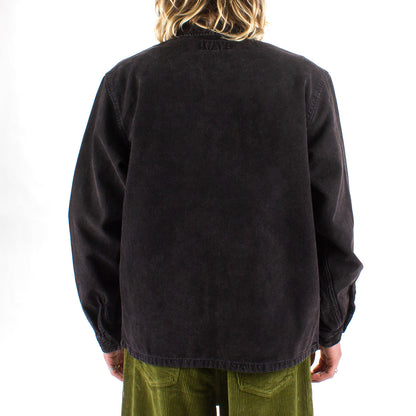 Washed Canvas Zip Shirt