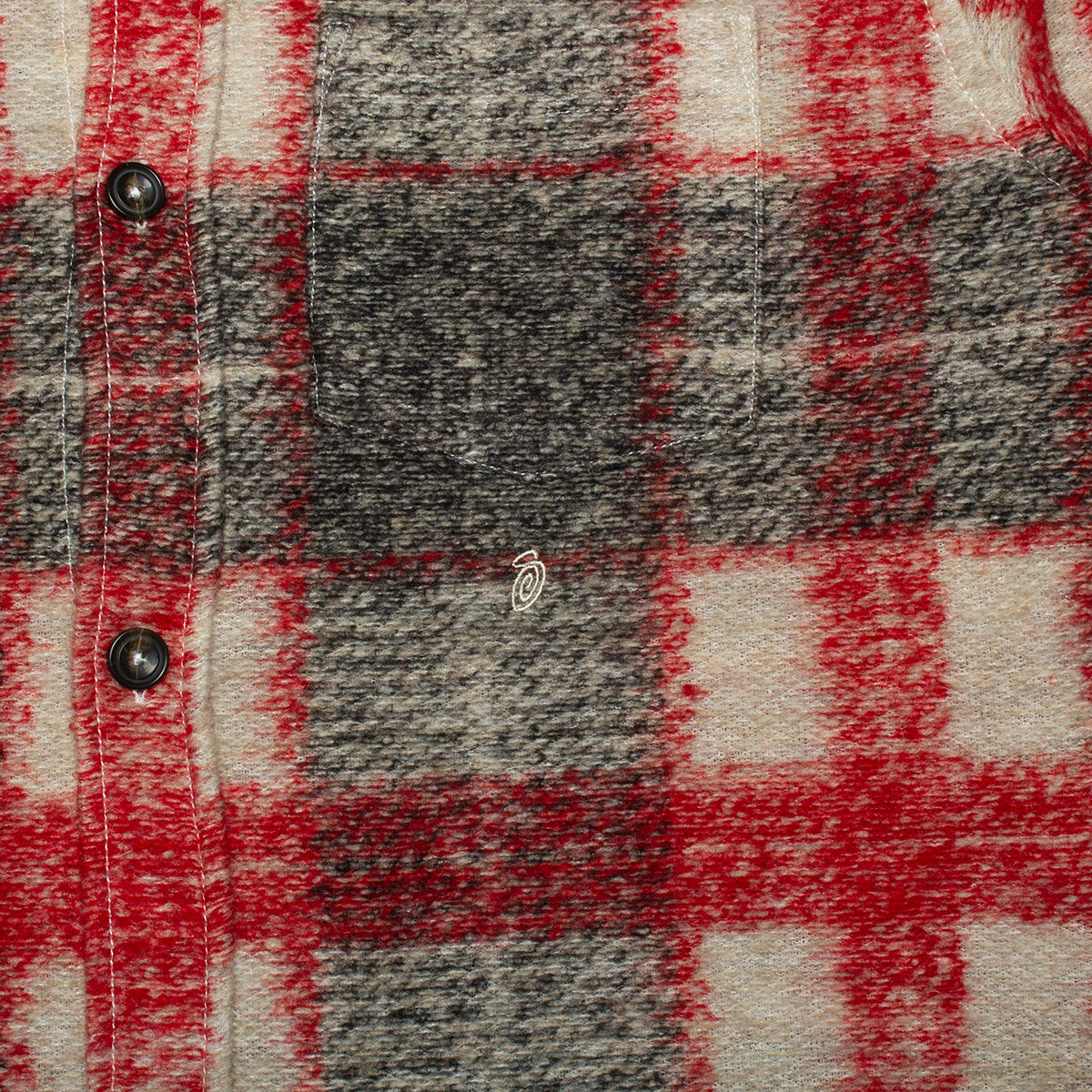 Plaid Knit Shirt