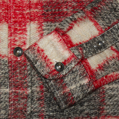Plaid Knit Shirt