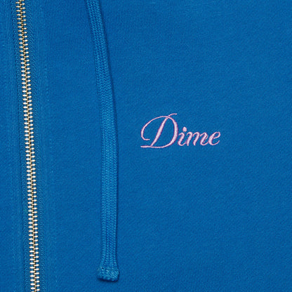 Cursive Small Logo Zip Hoodie