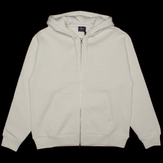 Cursive Small Logo Zip Hoodie