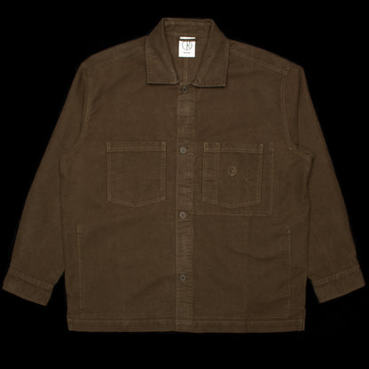 Theodore Brushed Twill Overshirt
