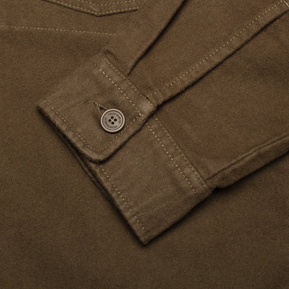 Theodore Brushed Twill Overshirt