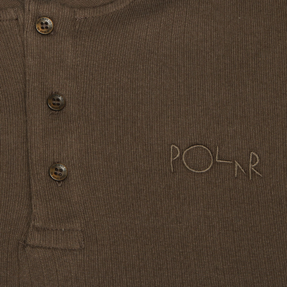 Rib Henley L/S T-Shirt