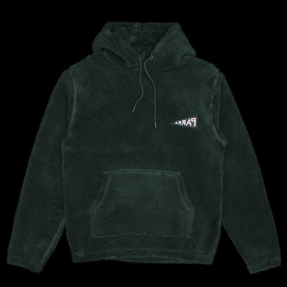 Mirrored Flag Logo Polar Fleece Hooded Pullover