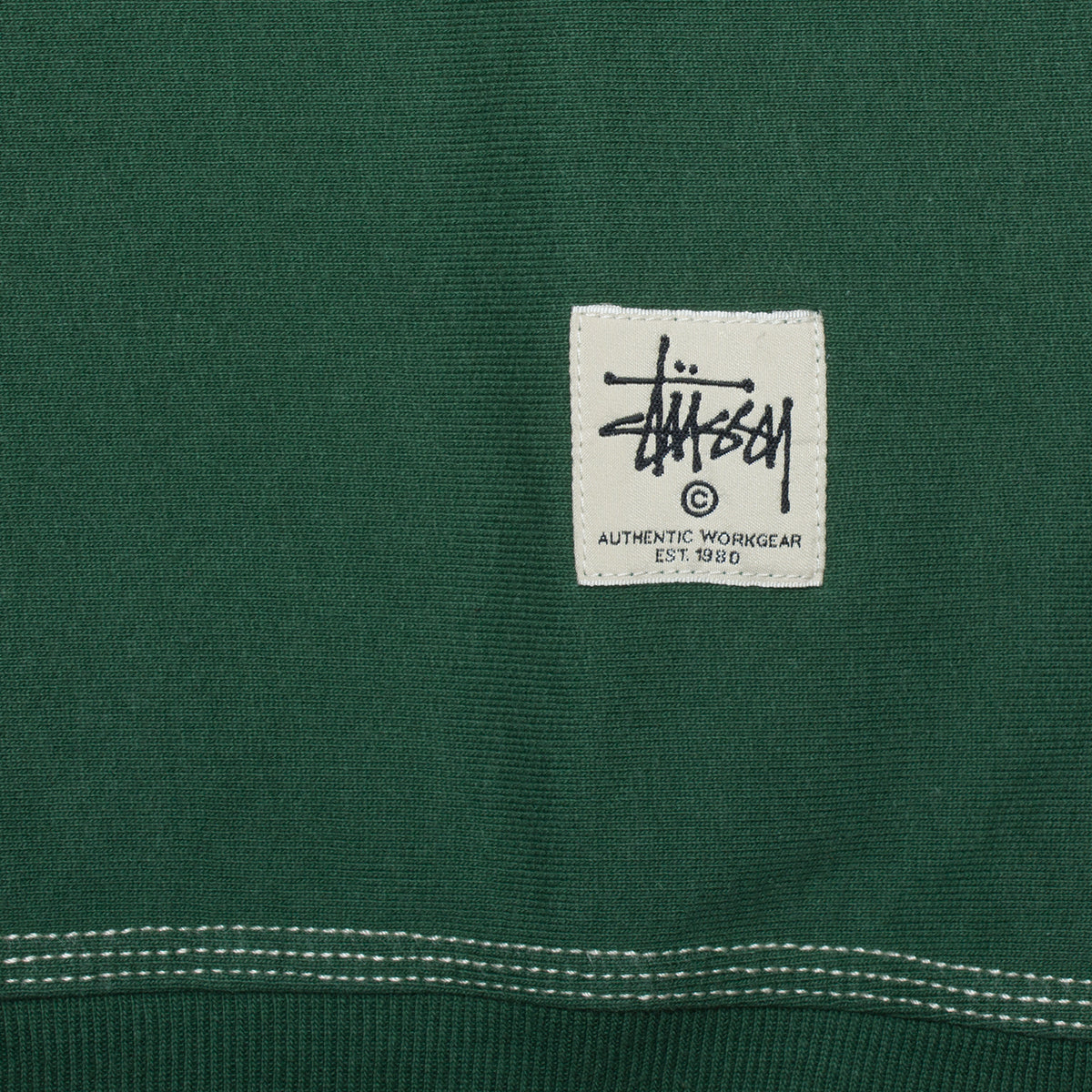 Contrast Stitch Label Crew