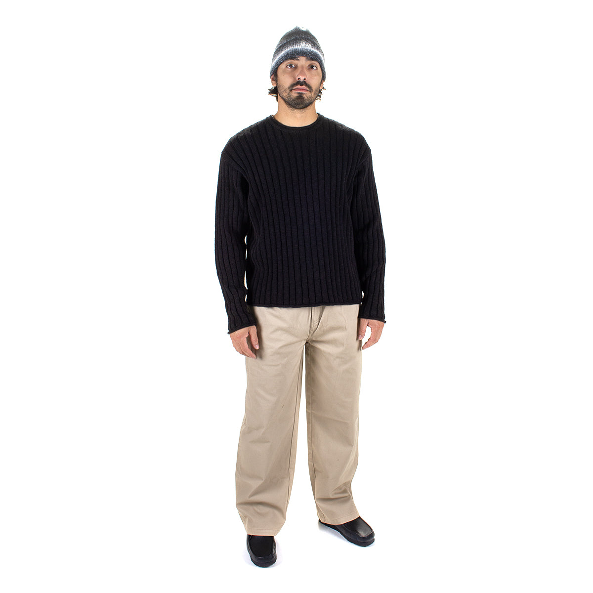 Cotton Slub Rib Crew