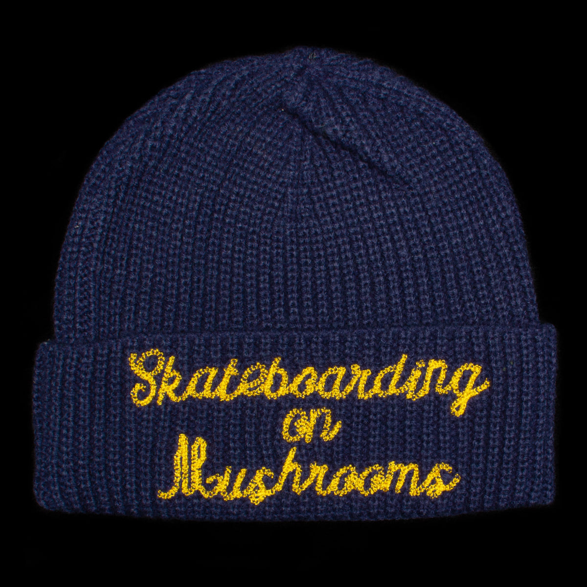 Skateboarding On Mushrooms Beanie