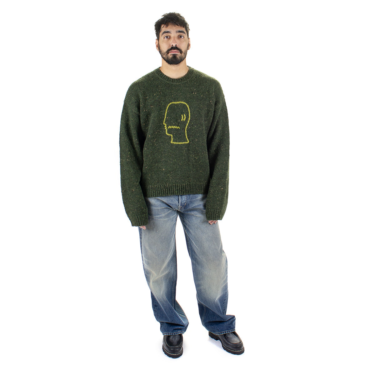 Logohead Alpaca Crewneck Sweater
