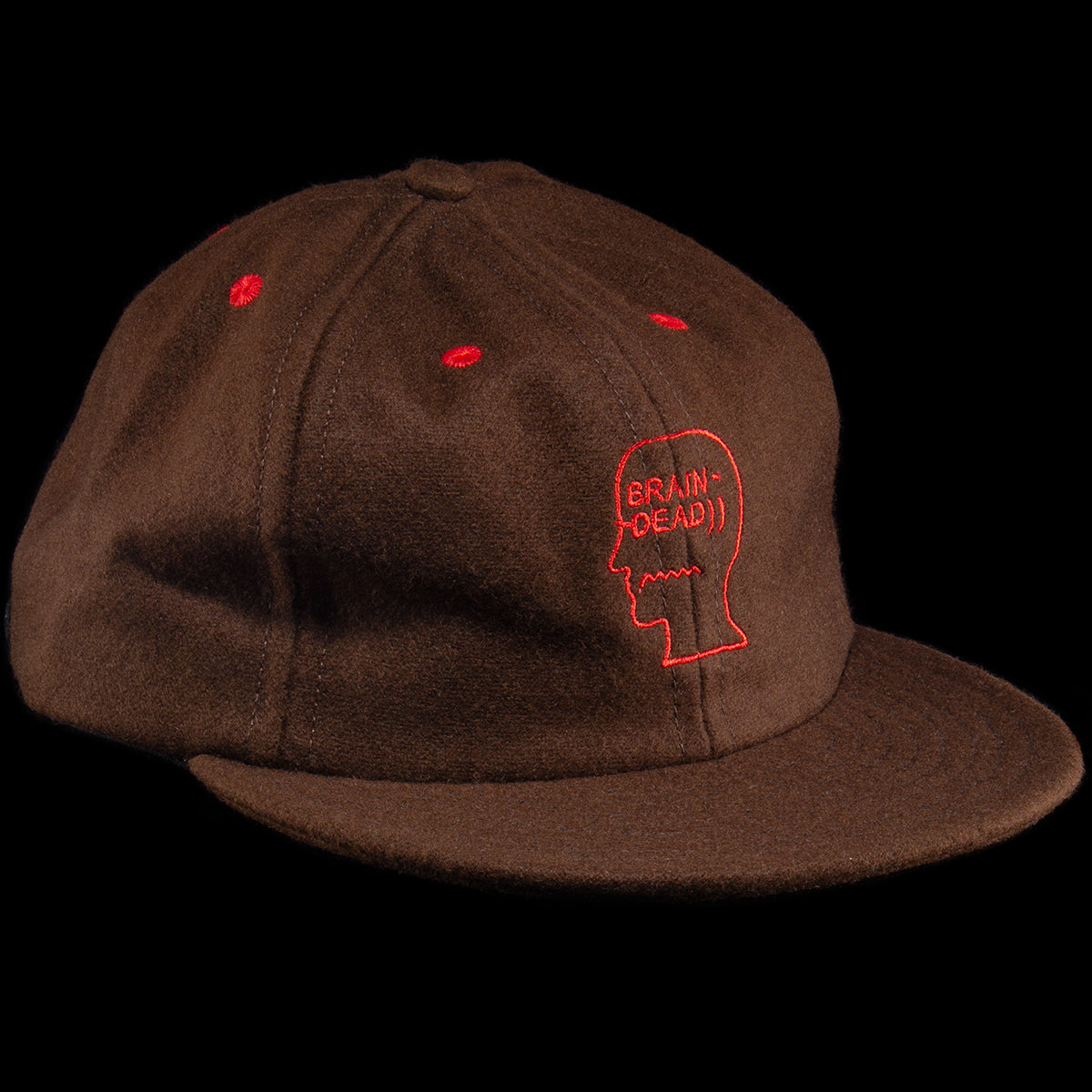 Flannel Classic Logohead 6 Panel Hat