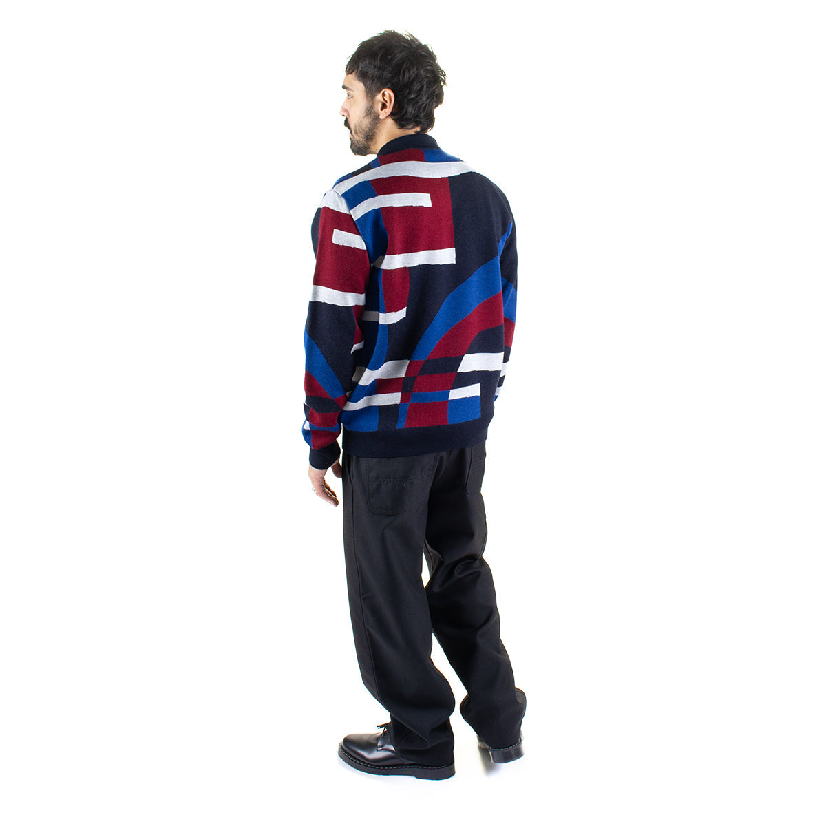 Vertical Forest Knitted Polo