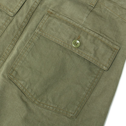 Pleated Fatigue Pants