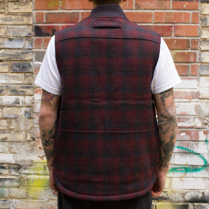 Lined Mackinaw Wool Work Vest