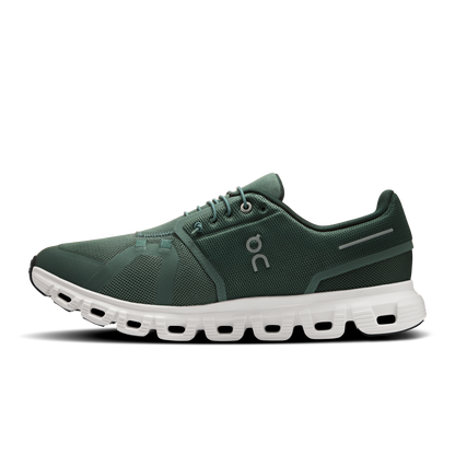 On Running Men's Cloud 6 Shoes - Olive / Evergreen