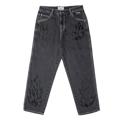 Flamepuzz Relaxed Denim Pant