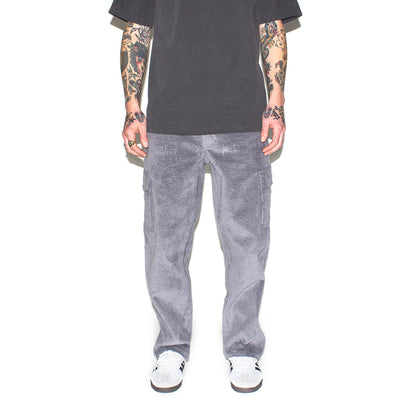 Relaxed Cargo Cord Pant