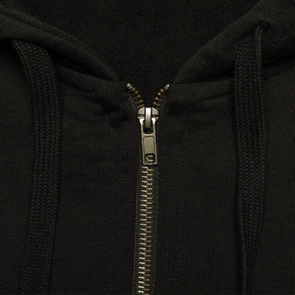 Studded Heavy Zip Hood