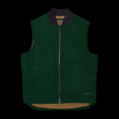 Lined Mackinaw Wool Work Vest
