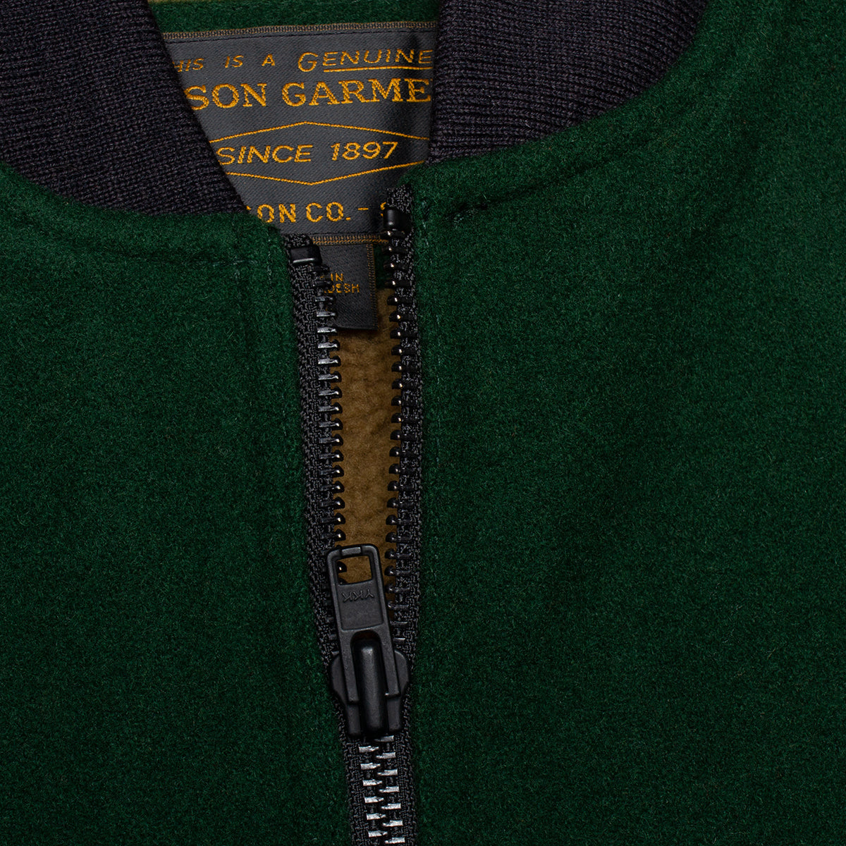 Lined Mackinaw Wool Work Vest