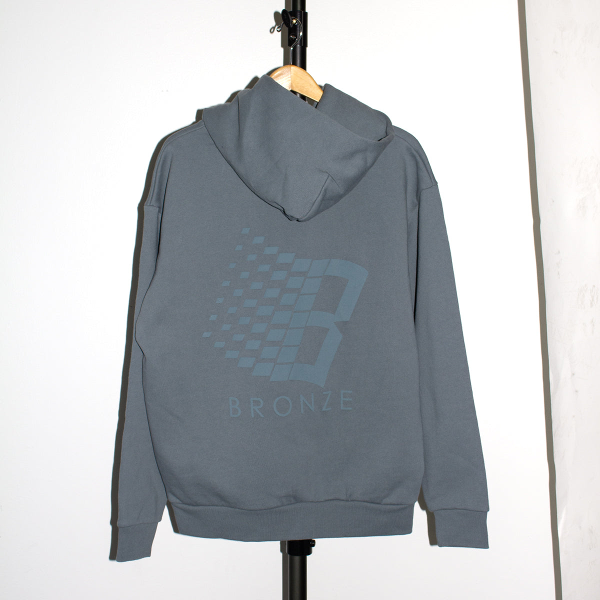 B Logo Puff Print Hoodie