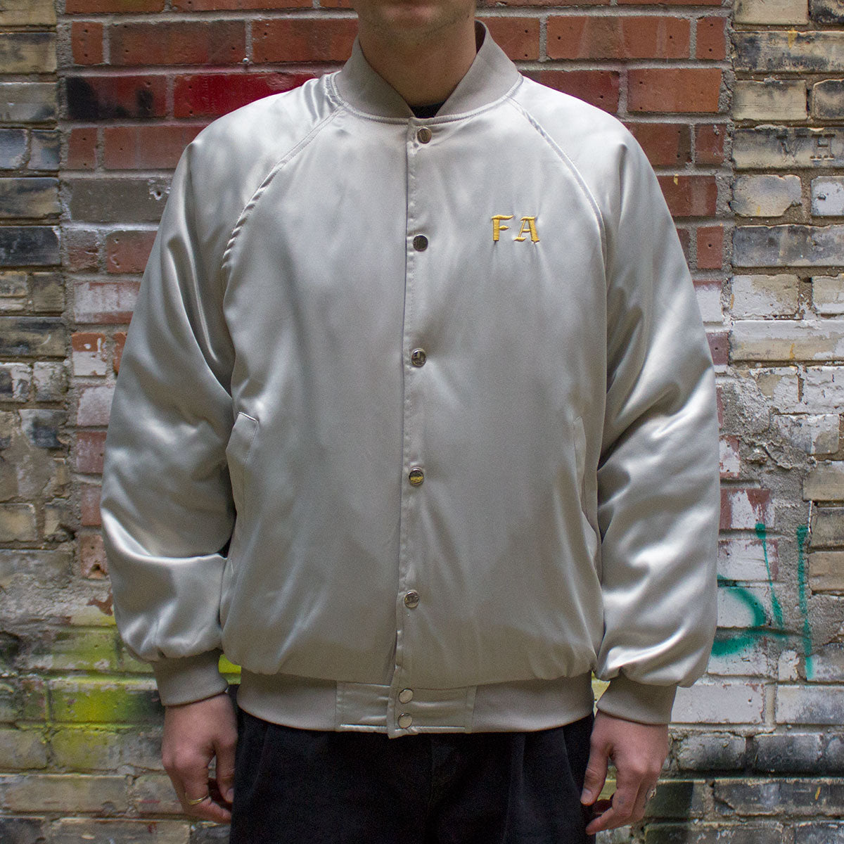 Angel Burn Baseball Jacket