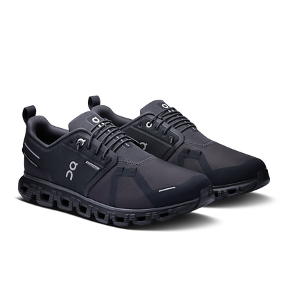 On Running Men's Cloud 6 Waterproof Shoes - Black / Black