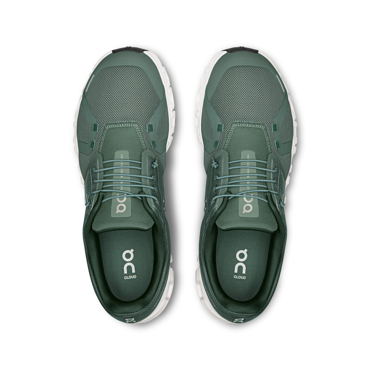On Running Men's Cloud 6 Shoes - Olive / Evergreen