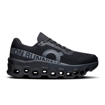 On Running Women's Cloudmonster 2 Shoes - Black / Eclipse