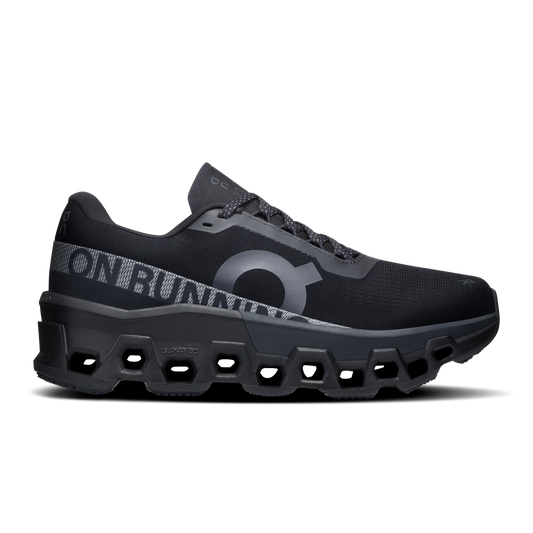 On Running Women's Cloudmonster 2 Shoes - Black / Eclipse