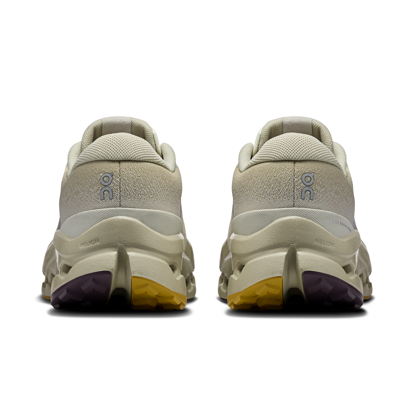 On Running Women's Cloudsurfer Trail 2 Waterproof Shoes - Ghost / Chalk
