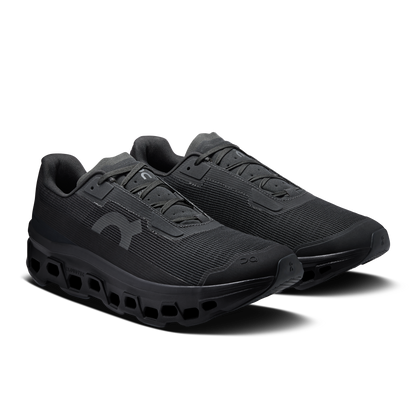 On Running Men's Cloudmonster Void Shoes - Black / Black