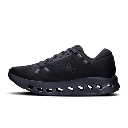 On Running Women's Cloudsurfer 2 Wide Shoes - Black / Black
