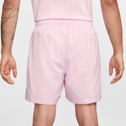 Nike Men's Club Woven Flow Shorts Apparel - Pink Foam / White