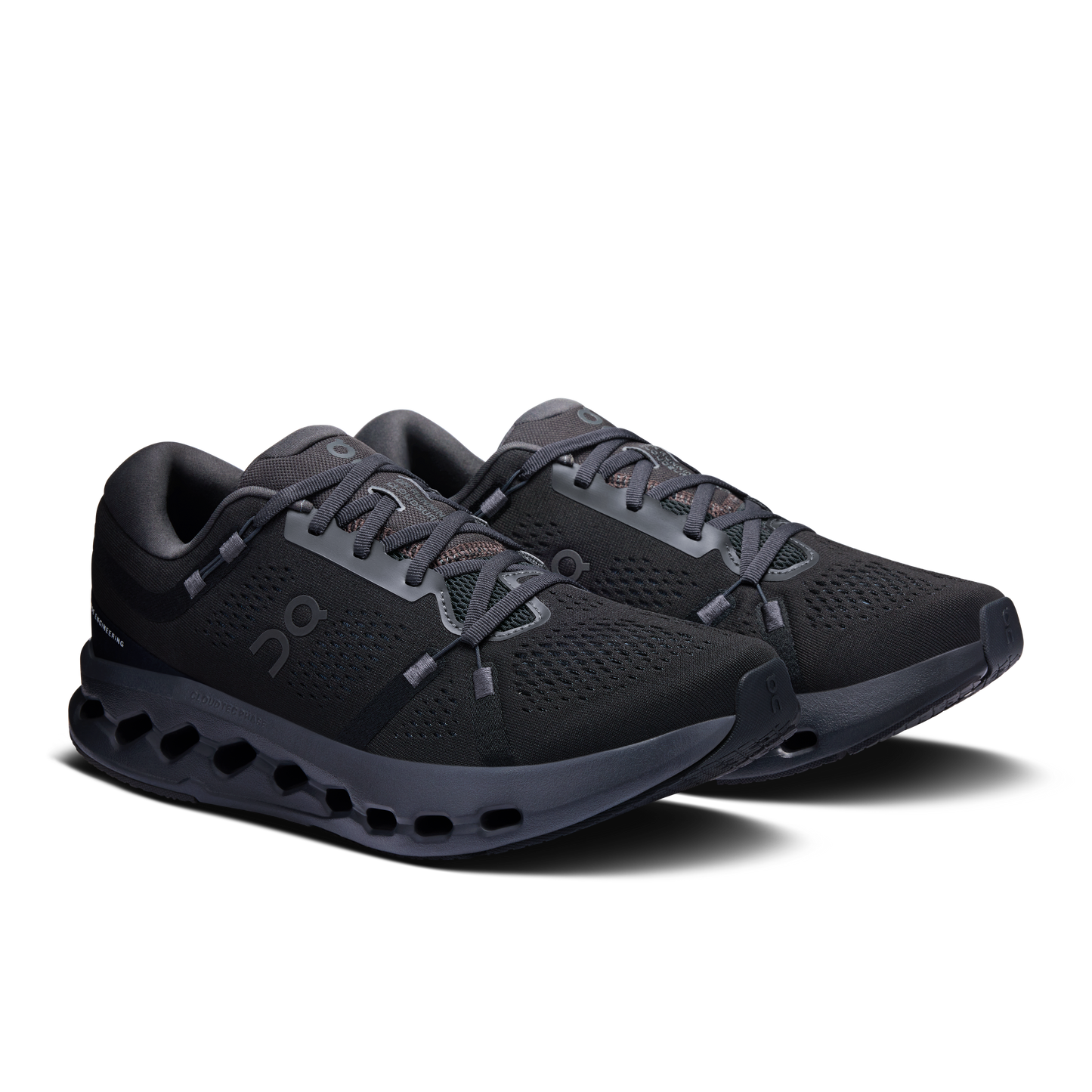 On Running Men's Cloudsurfer 2 Wide Shoes - Black / Black