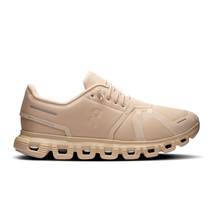 On Running Women's Cloud 6 Shoes - Sand / Sand