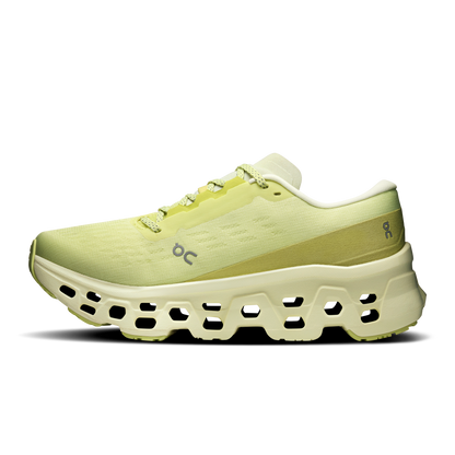 On Running Women's Cloudmonster 3 Wide Shoes - Limelight / Seedling