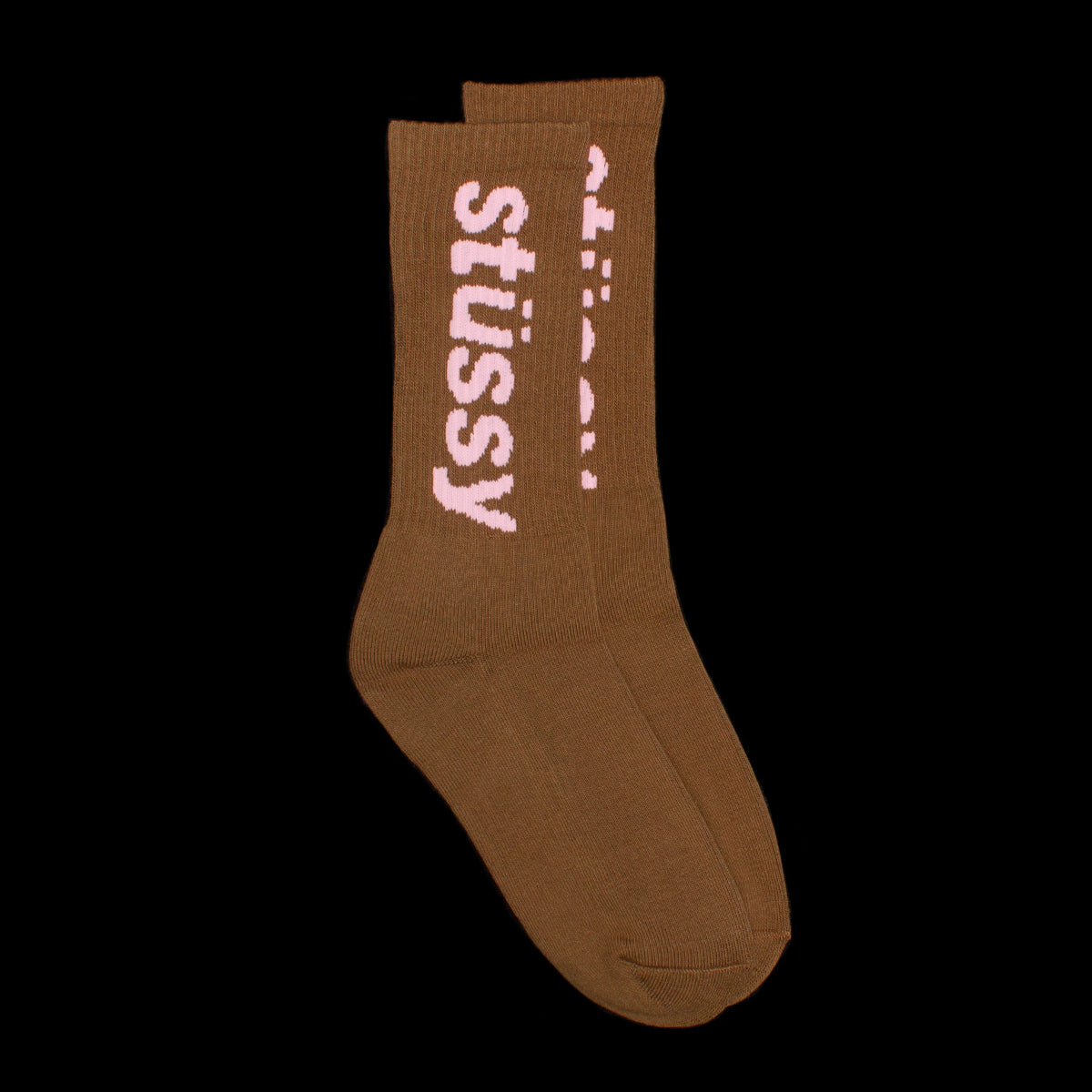 Helvetica Crew Sock